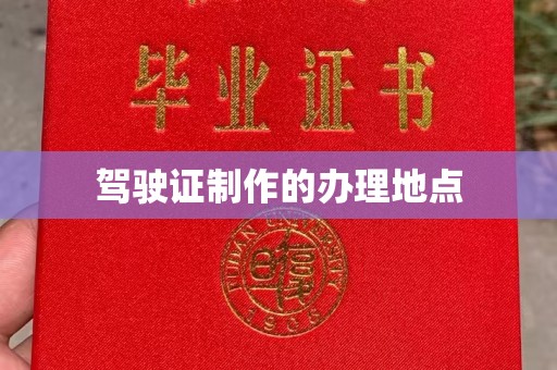 陵川驾驶证制作的办理地点