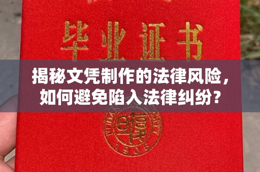 陵川揭秘文凭制作的法律风险，如何避免陷入法律纠纷？