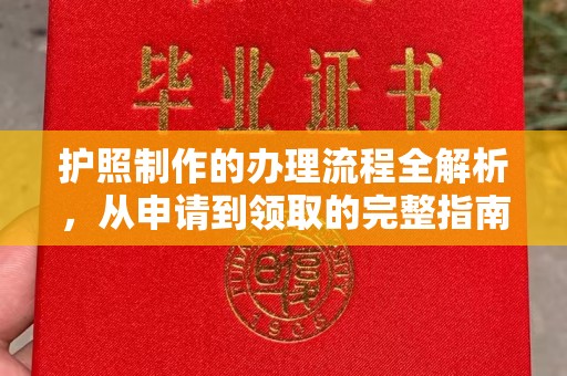 陵川护照制作的办理流程全解析，从申请到领取的完整指南