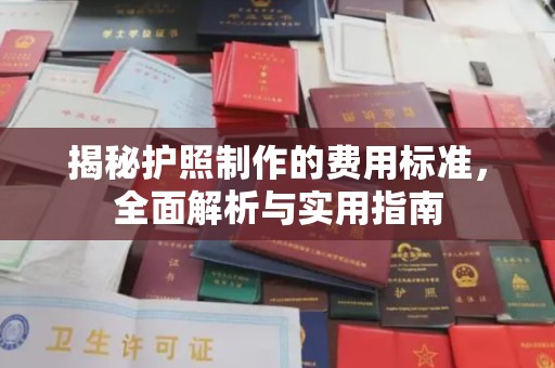 陵川揭秘护照制作的费用标准，全面解析与实用指南