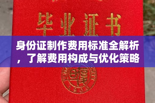 陵川身份证制作费用标准全解析，了解费用构成与优化策略